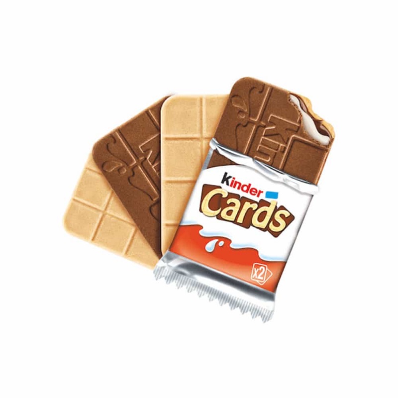 kinder-cards2 کیندر کارد ایتالیا ویفر شکلات شیری